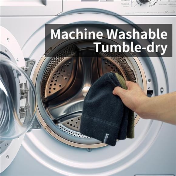 Fleece Cap Winter Warm Beanie Multi-Season Watch Cap Military Army 2 Pack - Picture 5 of 5